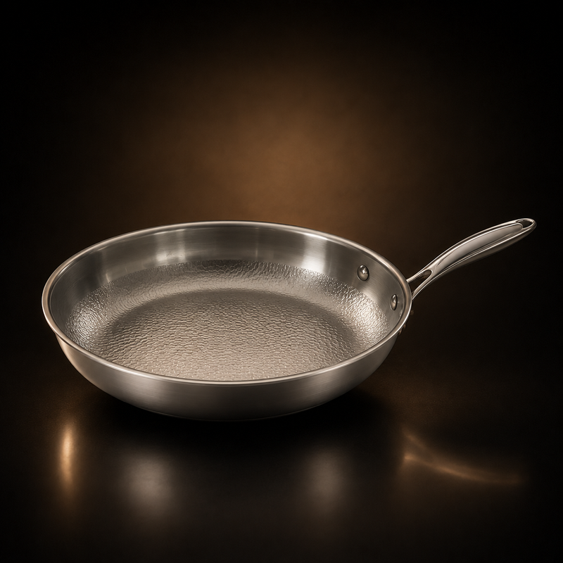 Use metal utensils. Go ahead.