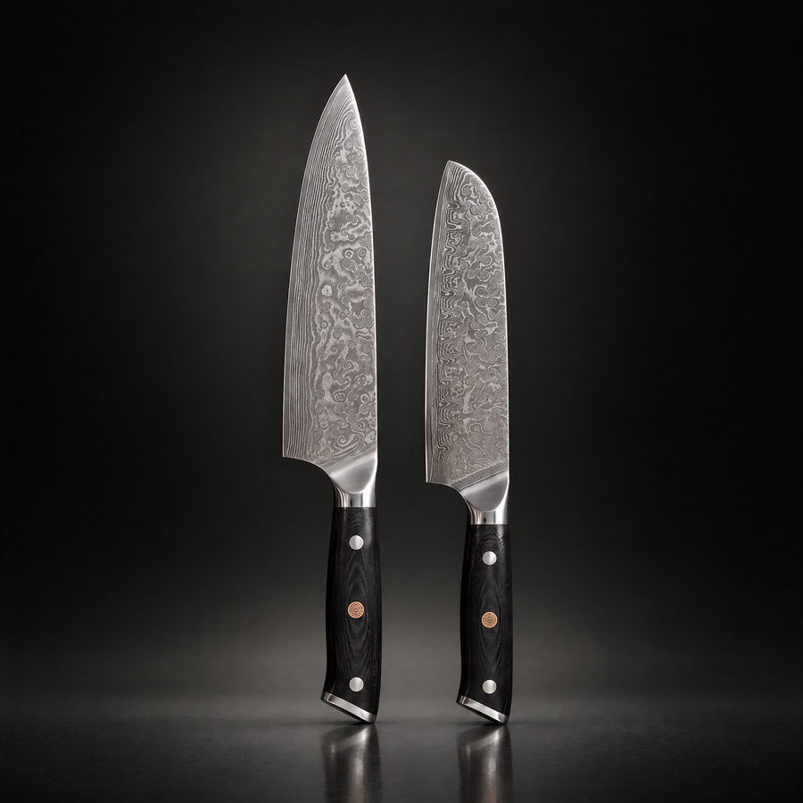 Guren 2-Piece Knife Set (Gyuto & Santoku)