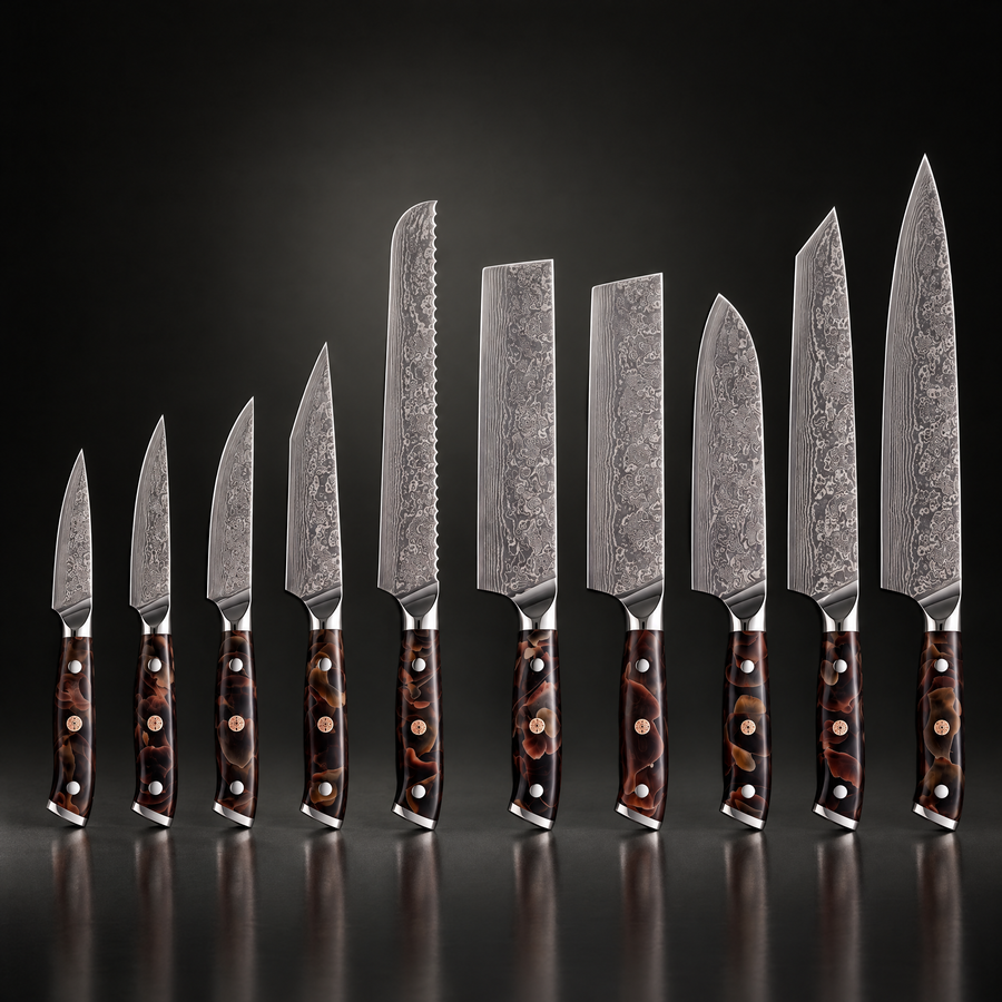 Kongo 10-Piece Knife Set