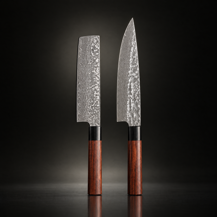 Akitsu 2-Piece Knife Set (Gyuto & Nakiri)