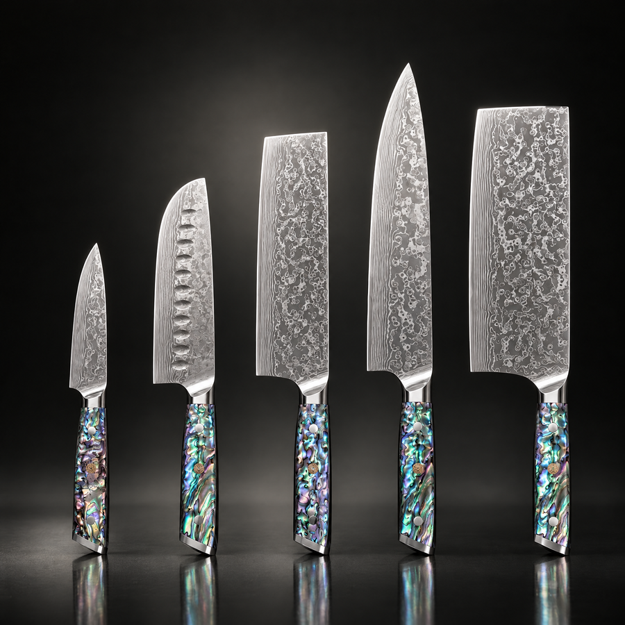 Ryujin Damascus Knife Set