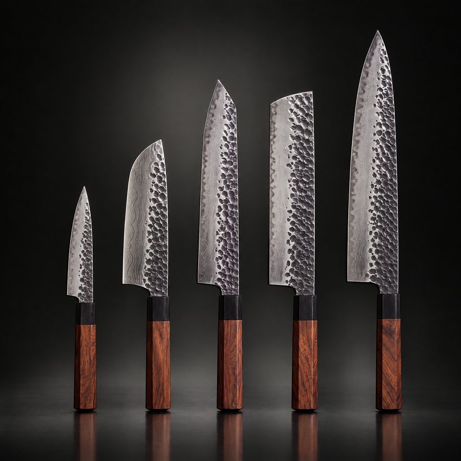 Shizuma Damascus Knife Set