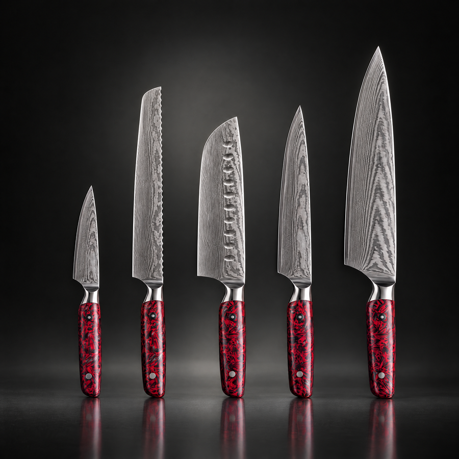 Kurenai 5-Piece Knife Set