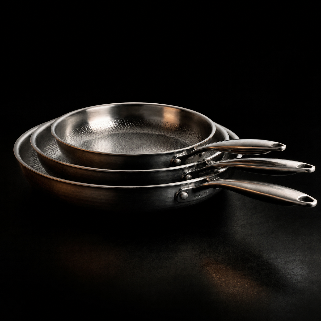 ⚫️Thai Pan カトラリー 洋食器 タイパン Hand-Hammered Titanium Pan - 3-piece set – Okura Cookware