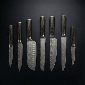 Japanese-Style Knife Set โ Precision Collection (7-Piece Set)