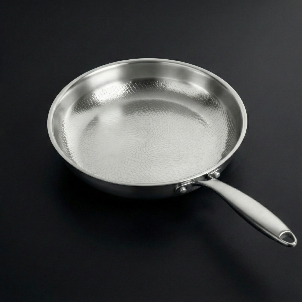Hand-Hammered Titanium Pan