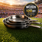 Hand-Hammered Titanium Pan - 3-piece set | World Cup 26