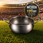 Hand-Hammered Deep Titanium Pot | World Cup 26