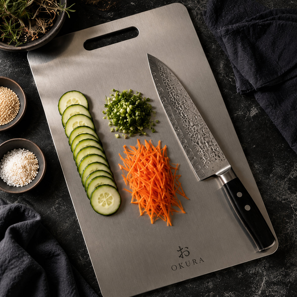 Titanium Cutting Board - PFAS Free