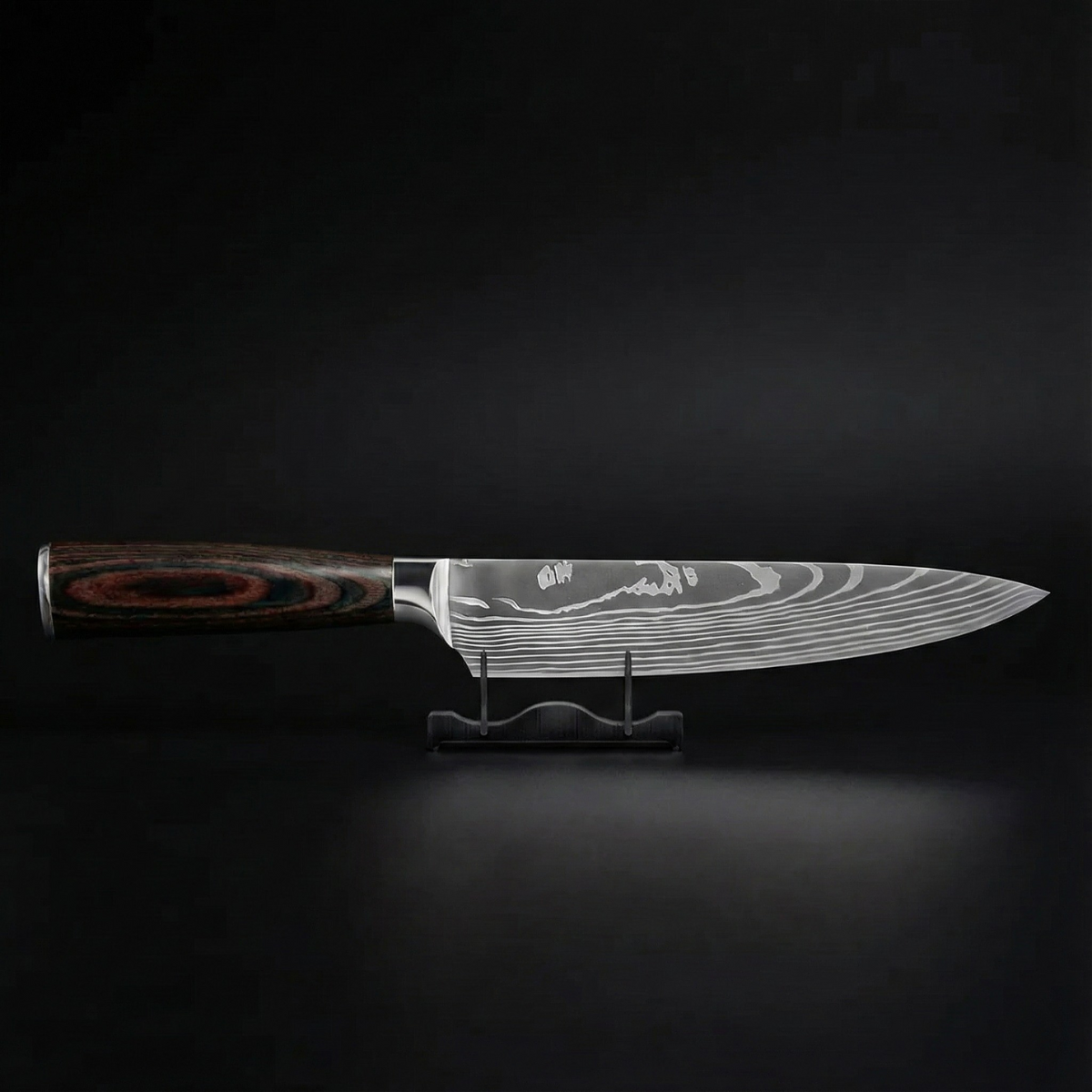 Japanese Damascus Chef’s Knife – 8.1 inch (20.5 cm) Precision Blade