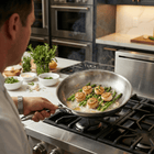 Hand-Hammered Titanium Pan - 3-piece set