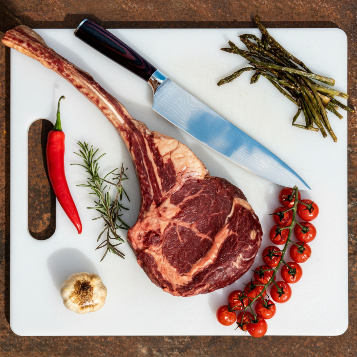 Japanese Damascus Chef’s Knife – 8.1 inch (20.5 cm) Precision Blade