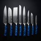Japanese Damascus knife set, Okura Cookware