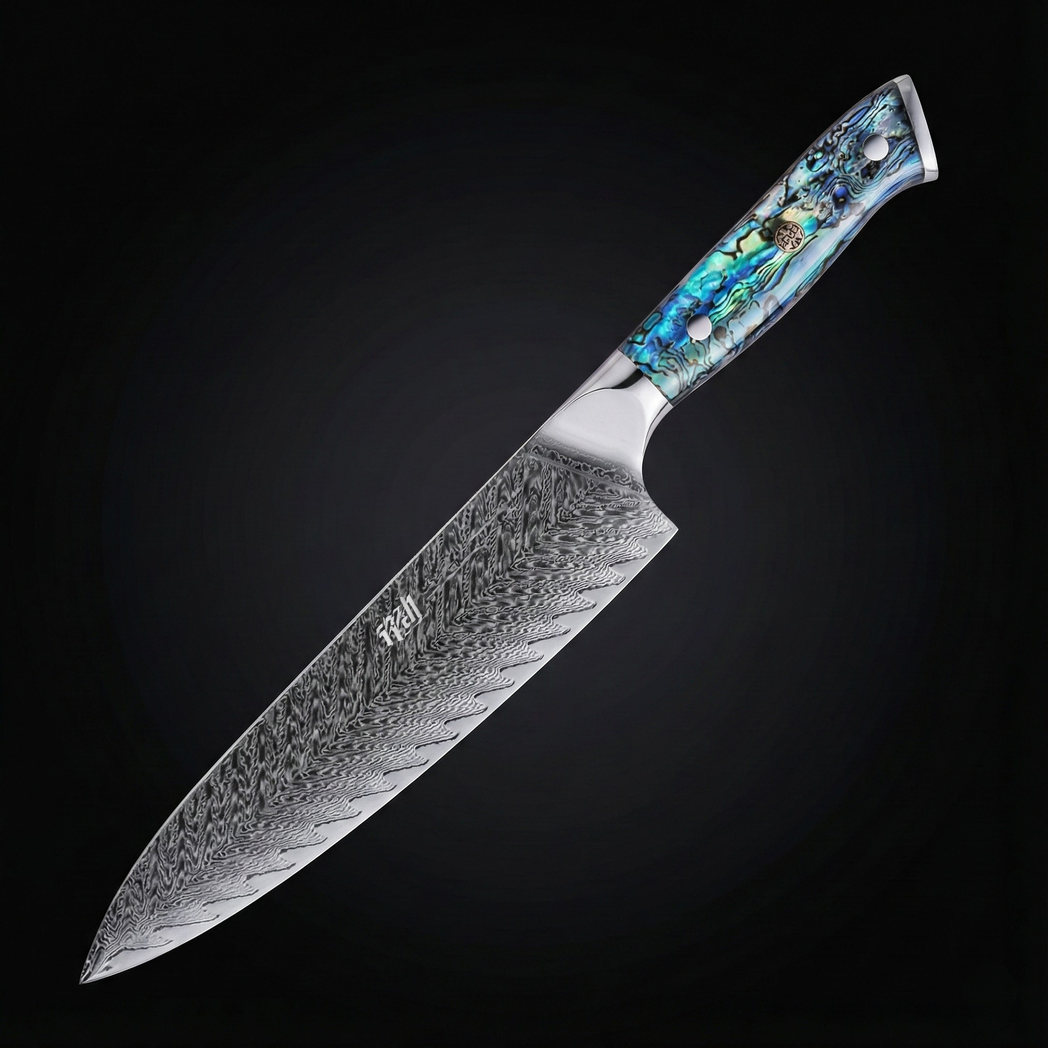 Japanese Damascus Chef’s Knife – 8.0 inch (20.4 cm) Versatile Blade