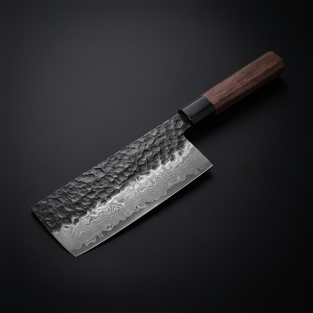 Japanese Damascus Chef’s Knife – 7.1 inch (18 cm) Precision Blade