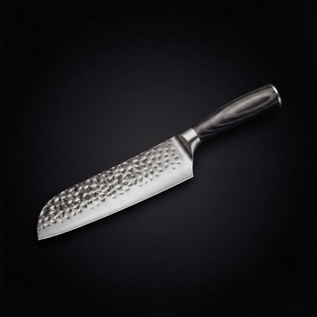 Japanese hammered utility knife, 13cm, Okura Cookware