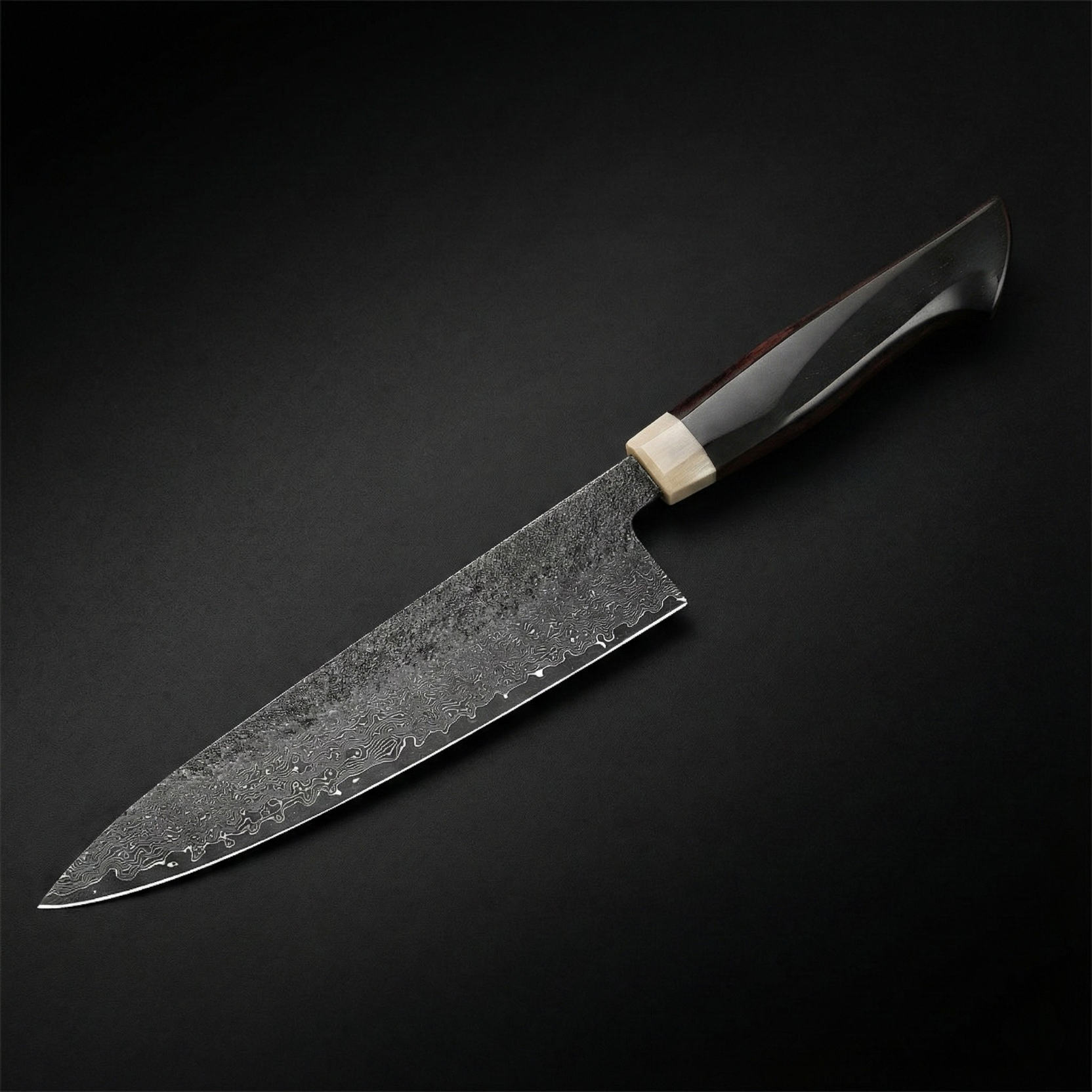 Japanese Damascus Chef’s Knife – 7.9 inch (20 cm) Precision Blade