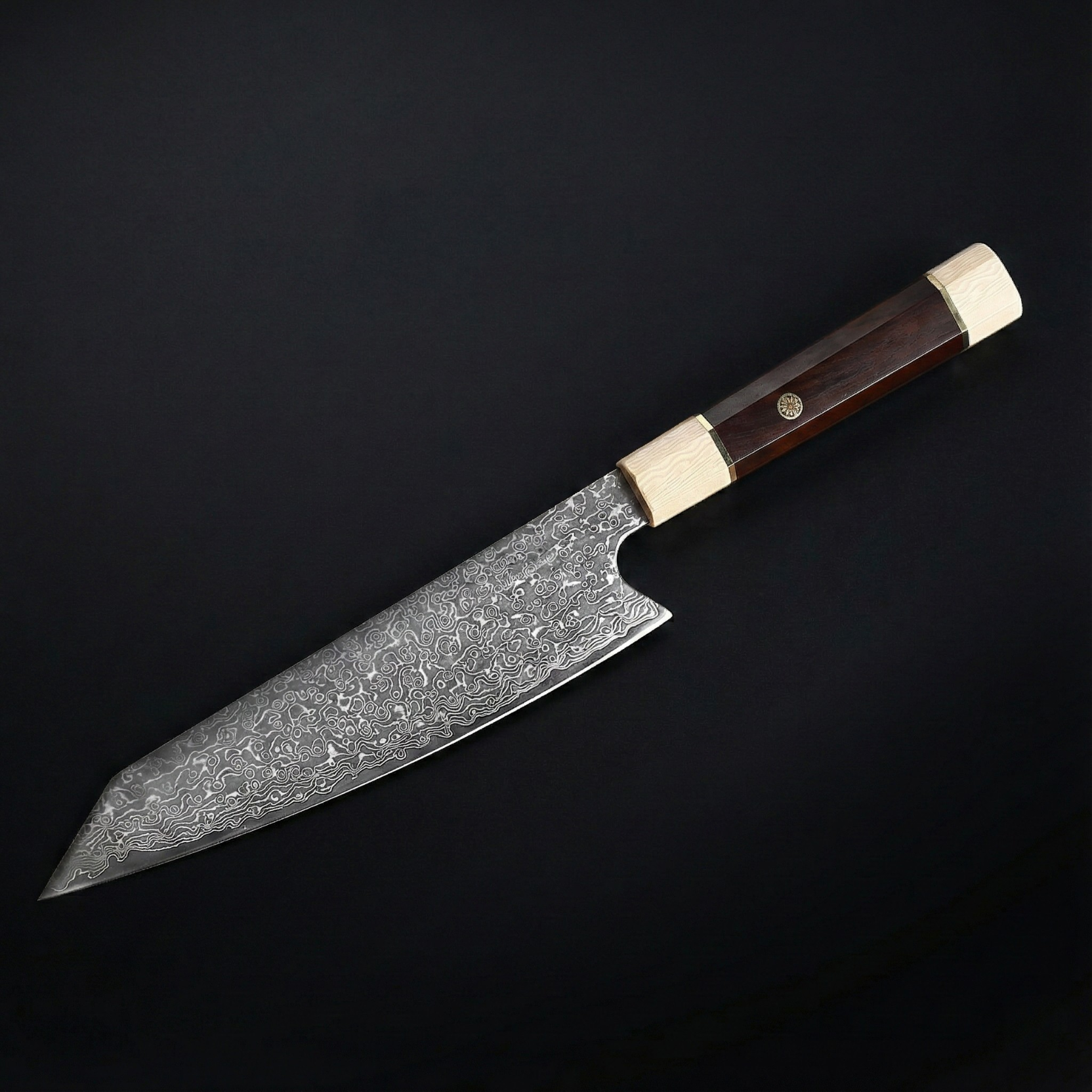 Kiritsuke Damascus Knife – 9.4 inch (24 cm) Precision Blade