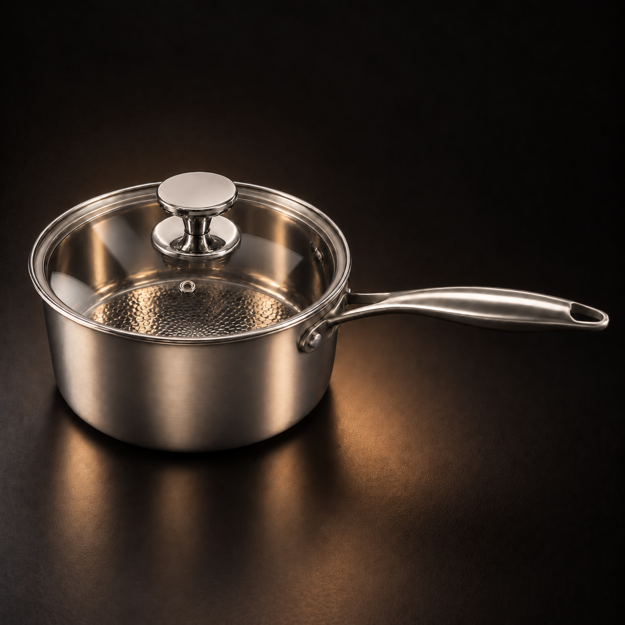 PFAS Free Titanium Saucepan with Lid
