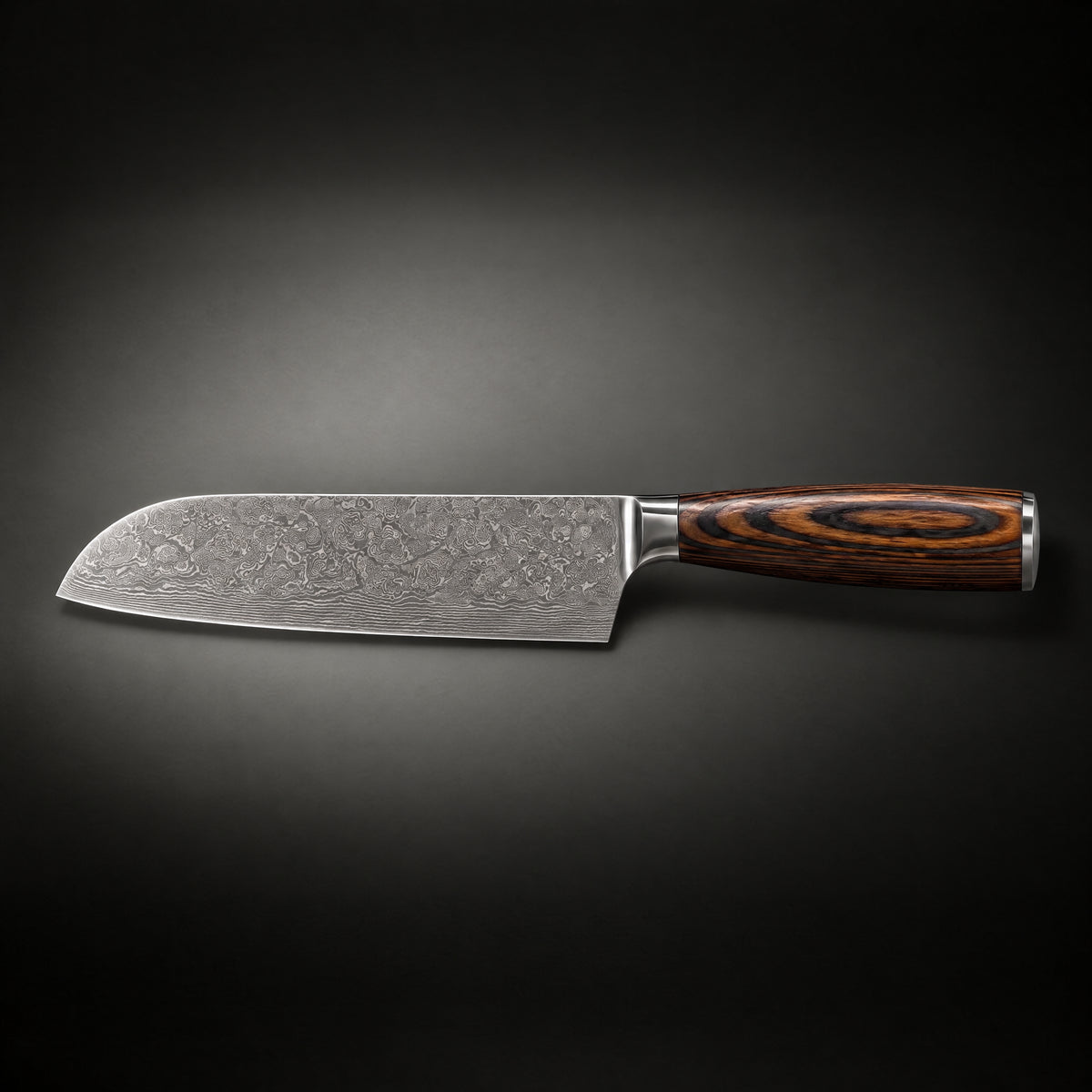 Asahi 7-Inch Santoku Knife, full side profile