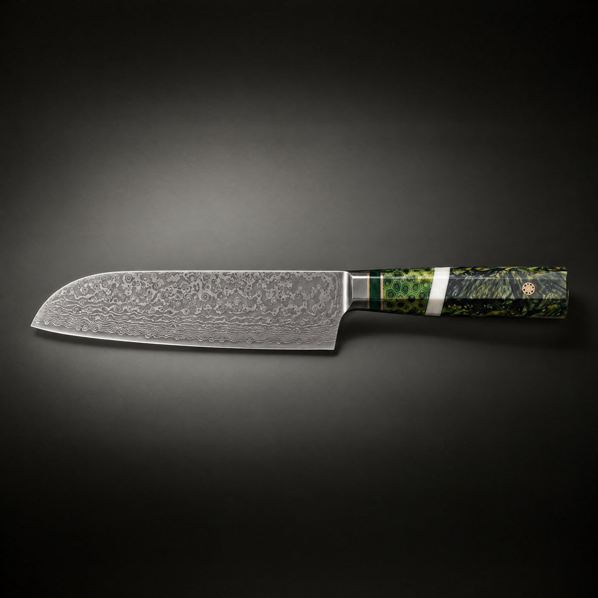 Ibuki 5-Inch Santoku Knife, full side profile