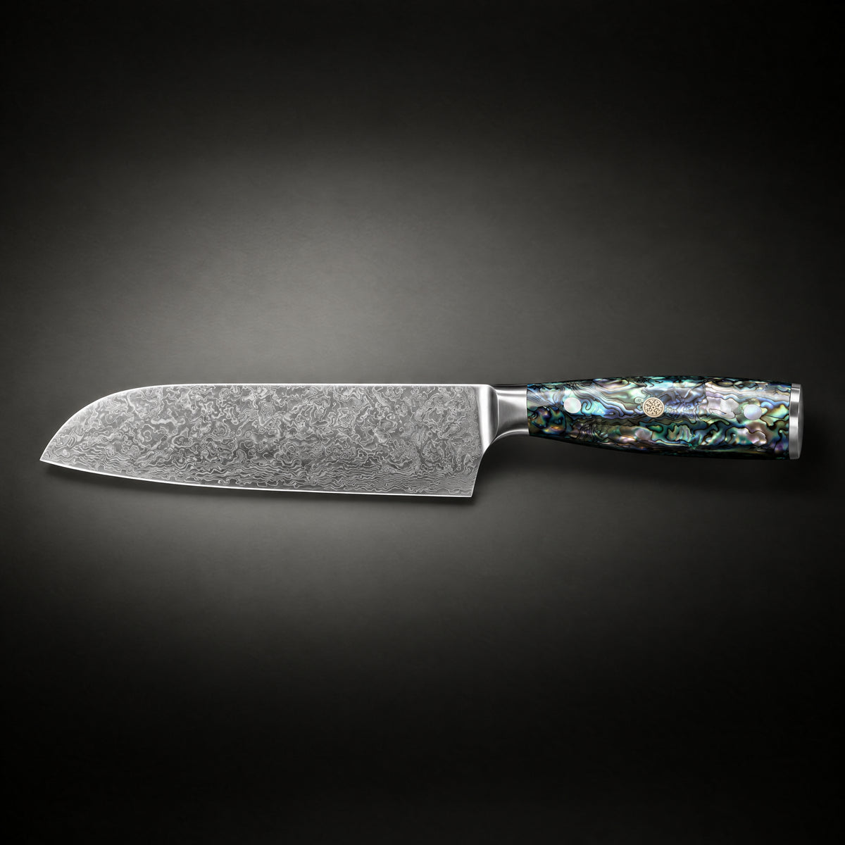 Gekko Santoku Knife, full side profile