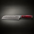 Kurenai Santoku Knife, full side profile