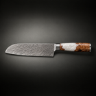 Reimei 5-Inch Santoku Knife, full side profile