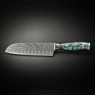 Ryujin Santoku Knife, full side profile