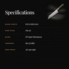 Daigo Santoku Knife specifications