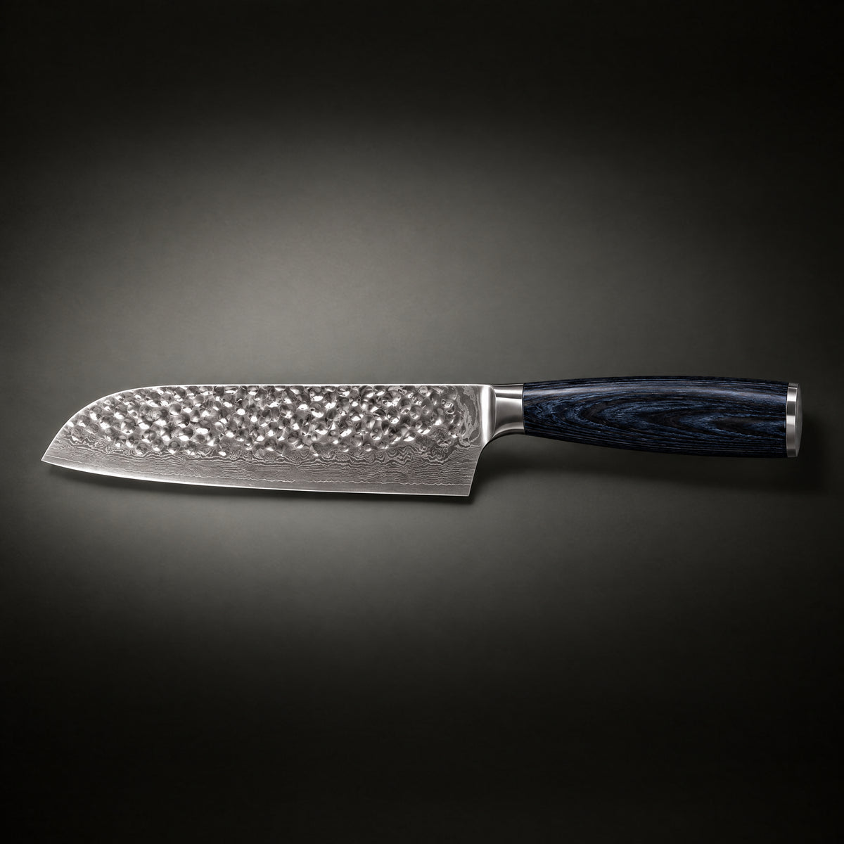 Genkai Santoku Knife, full side profile