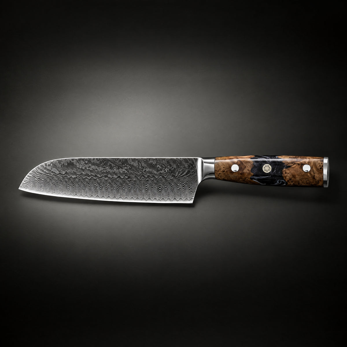 Haku Santoku Knife, full side profile