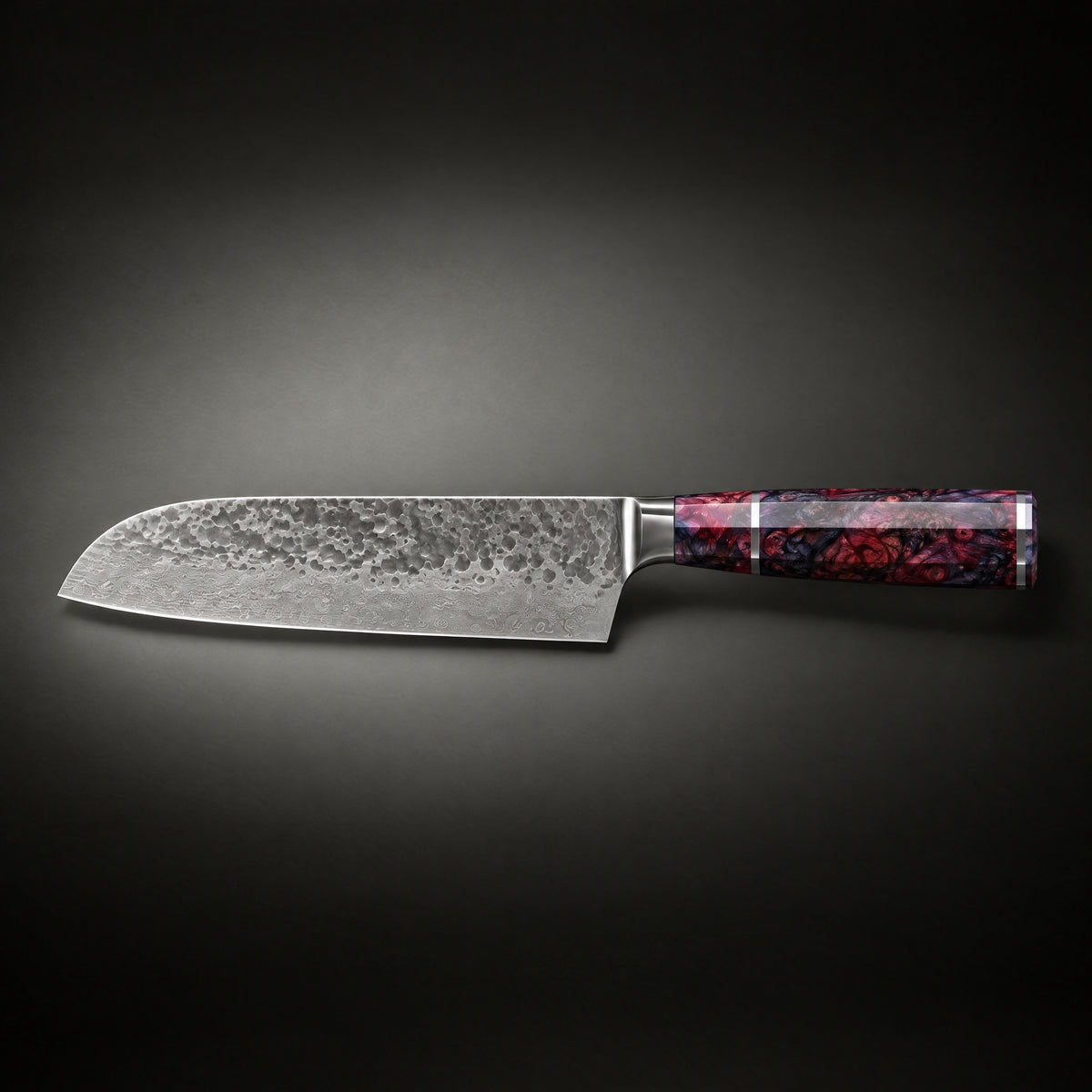 Kazan Santoku Knife, full side profile