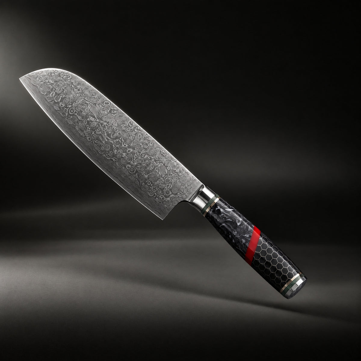 Shiden Santoku Knife