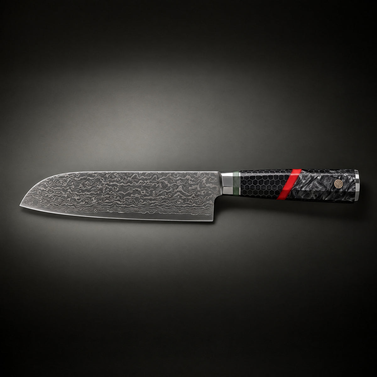 Shingen 5-Inch Santoku Knife, full side profile
