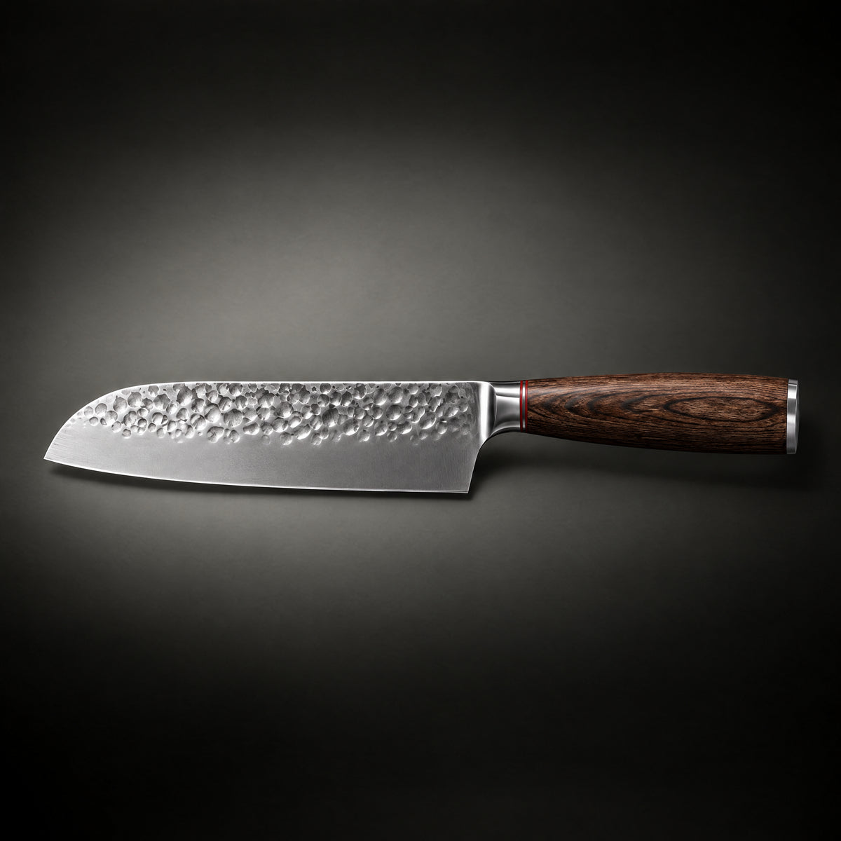 Taiga Santoku Knife, full side profile