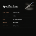 Genkai Gyuto Chef Knife specifications