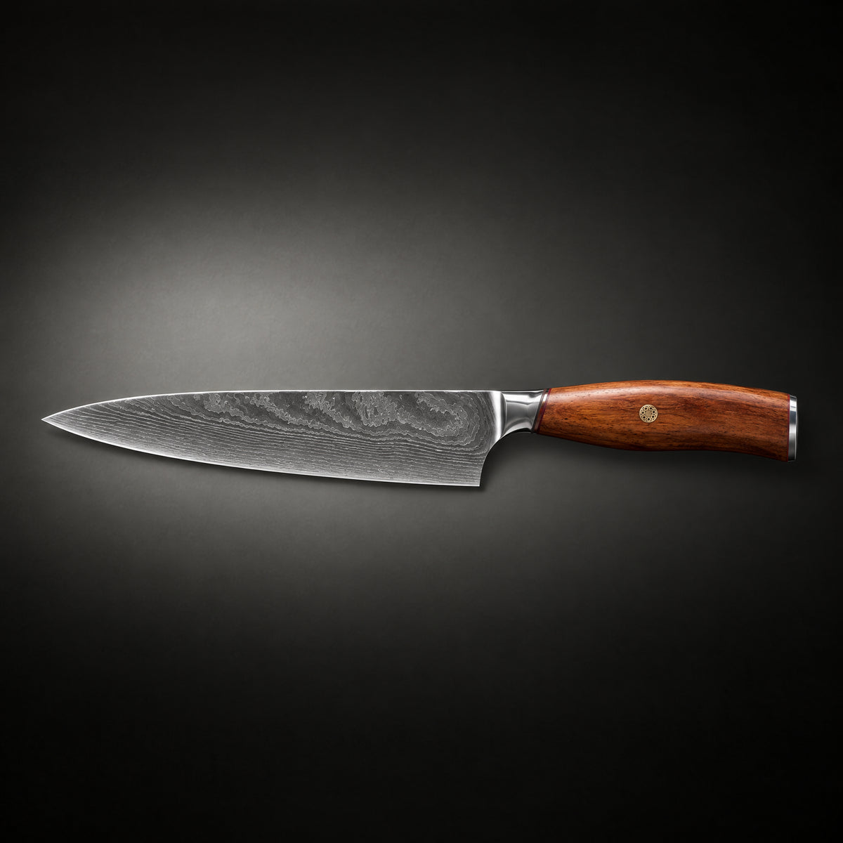 Asama Gyuto Chef Knife, full side profile