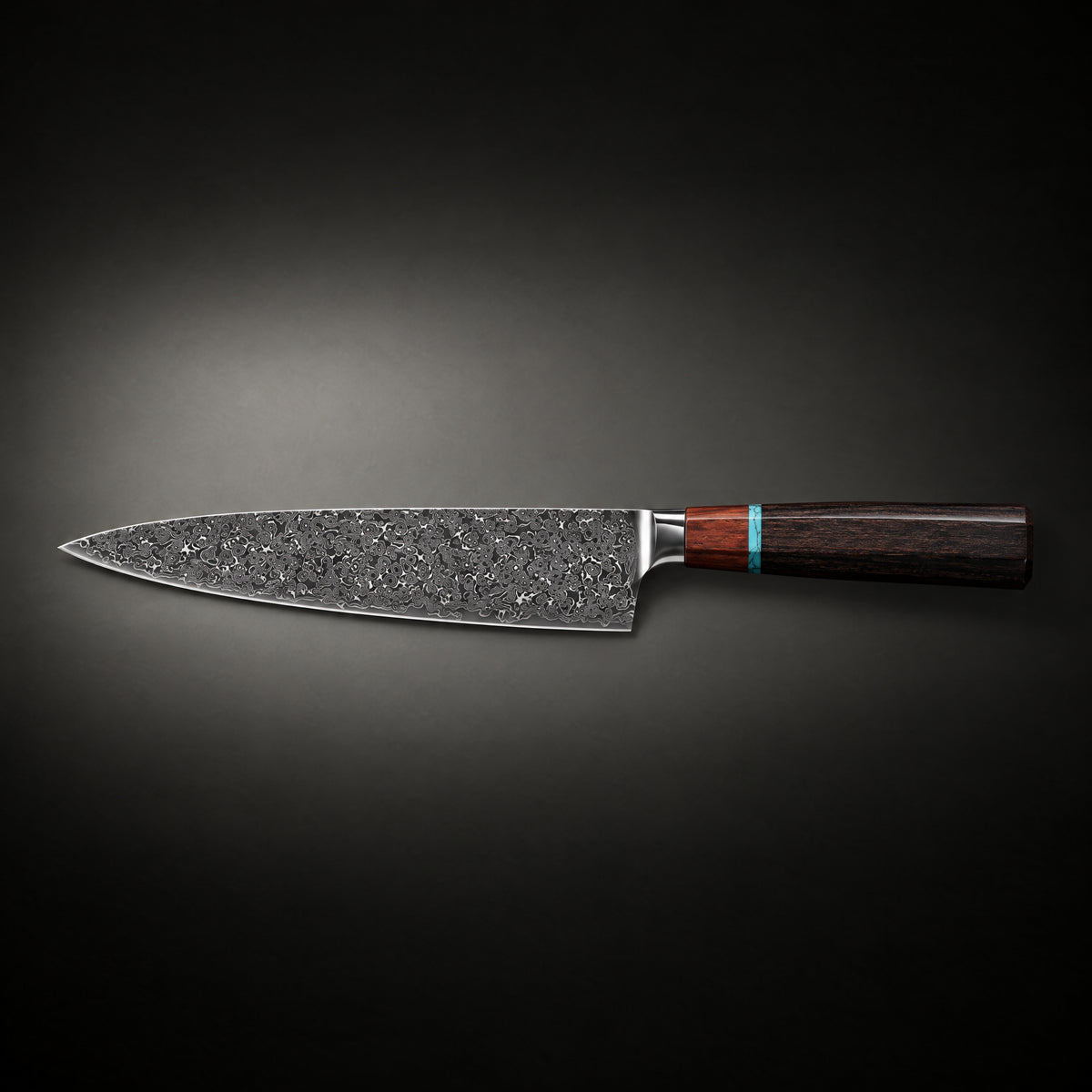 Isamu Gyuto Chef Knife, full side profile