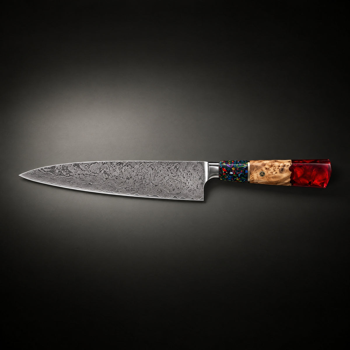Akatsuki Gyuto Chef Knife, full side profile
