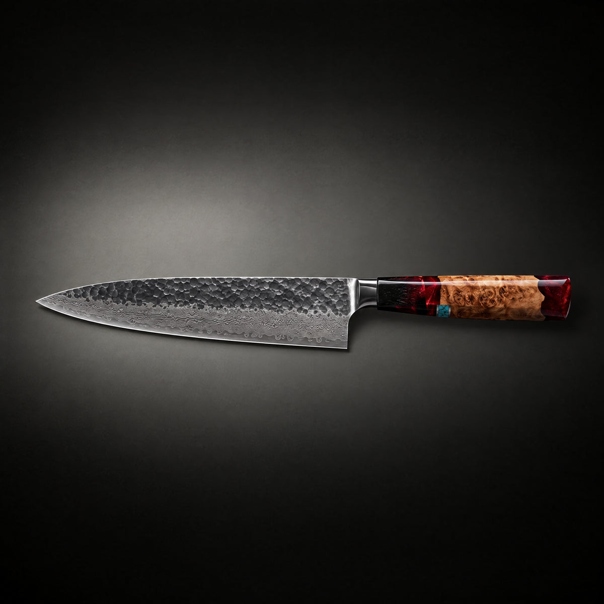 Tenryu Gyuto Chef Knife, full side profile