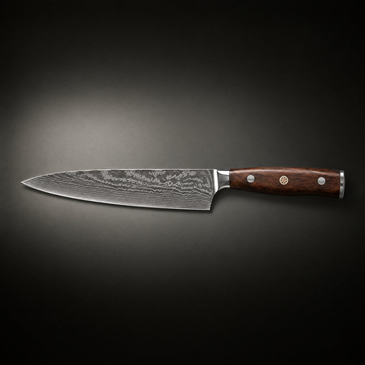 Musashi Gyuto Chef Knife, full side profile