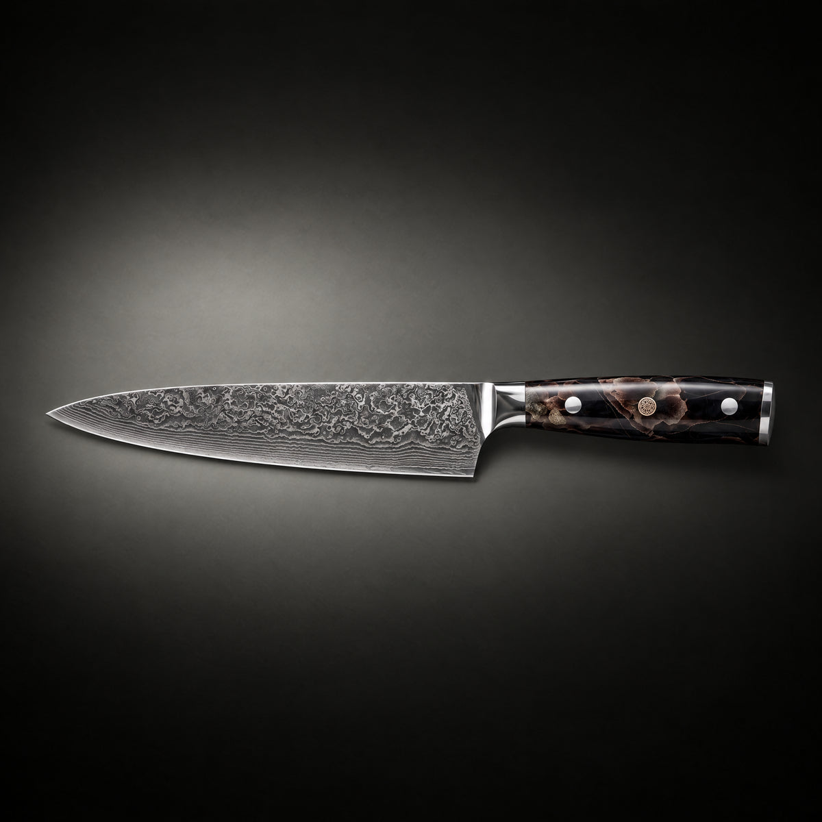 Kongo Gyuto Chef Knife, full side profile