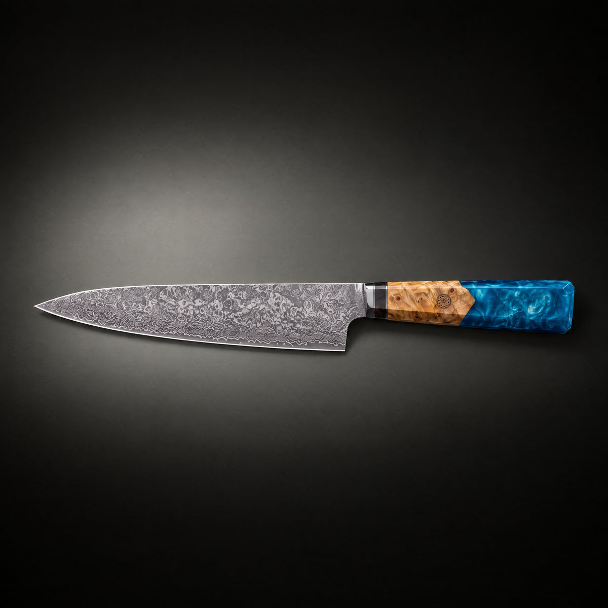 Suijin 9-Inch Gyuto Chef Knife, full side profile