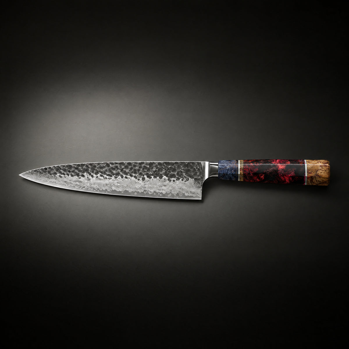Kazan Gyuto Chef Knife, full side profile