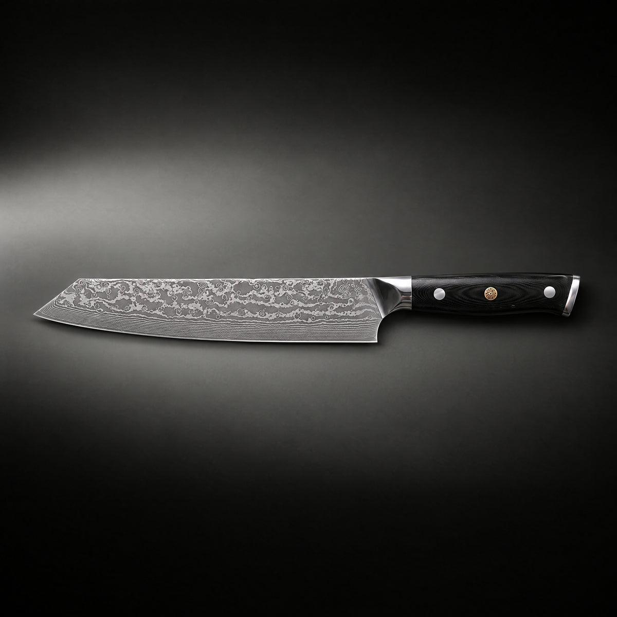 Guren Kiritsuke Knife, full side profile