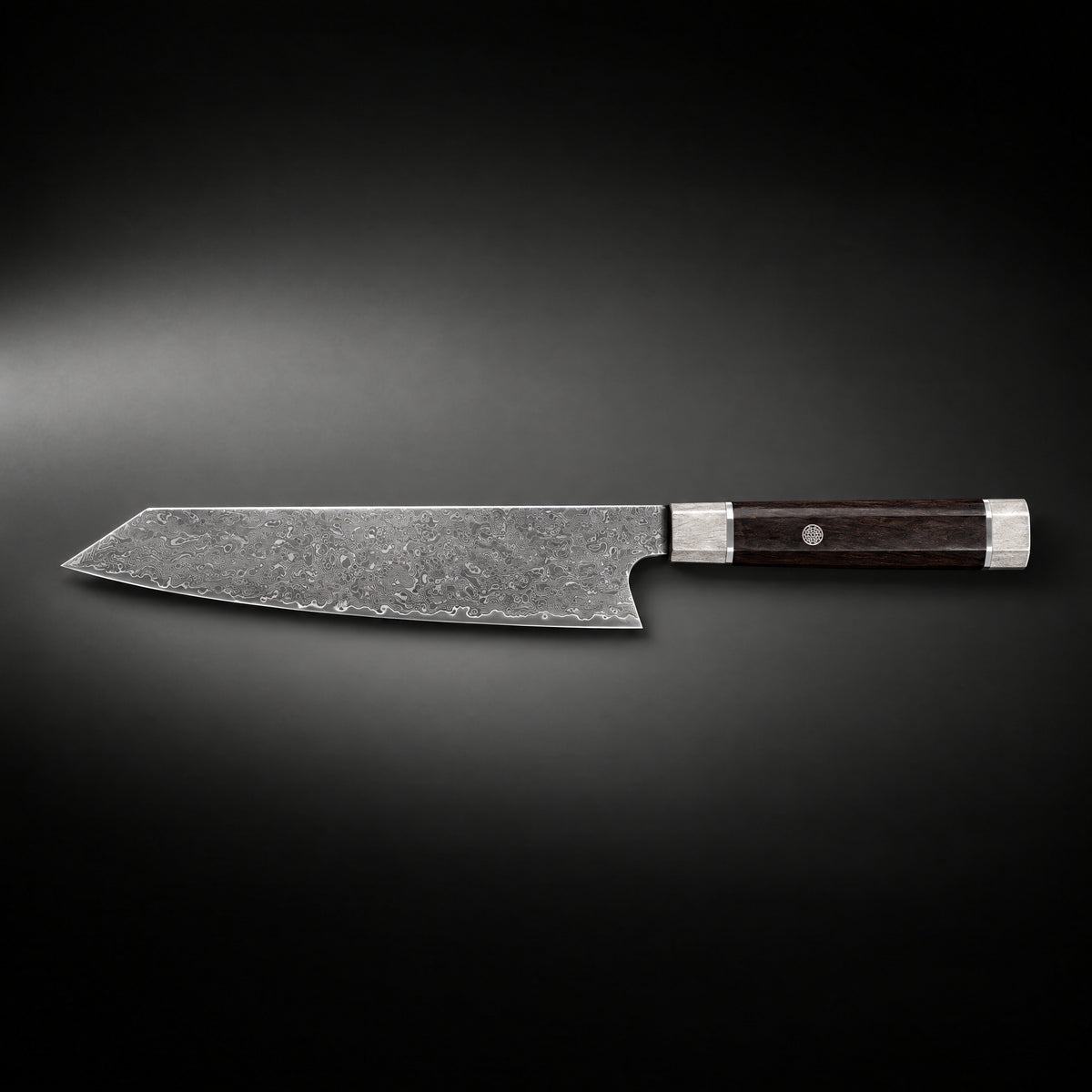 Hakugin Kiritsuke Knife, full side profile