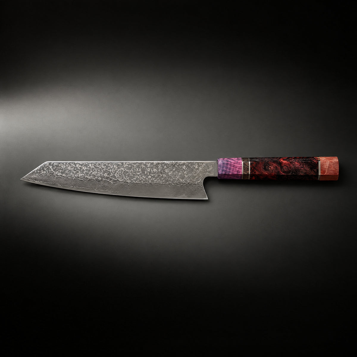 Shinzan Kiritsuke Knife, full side profile