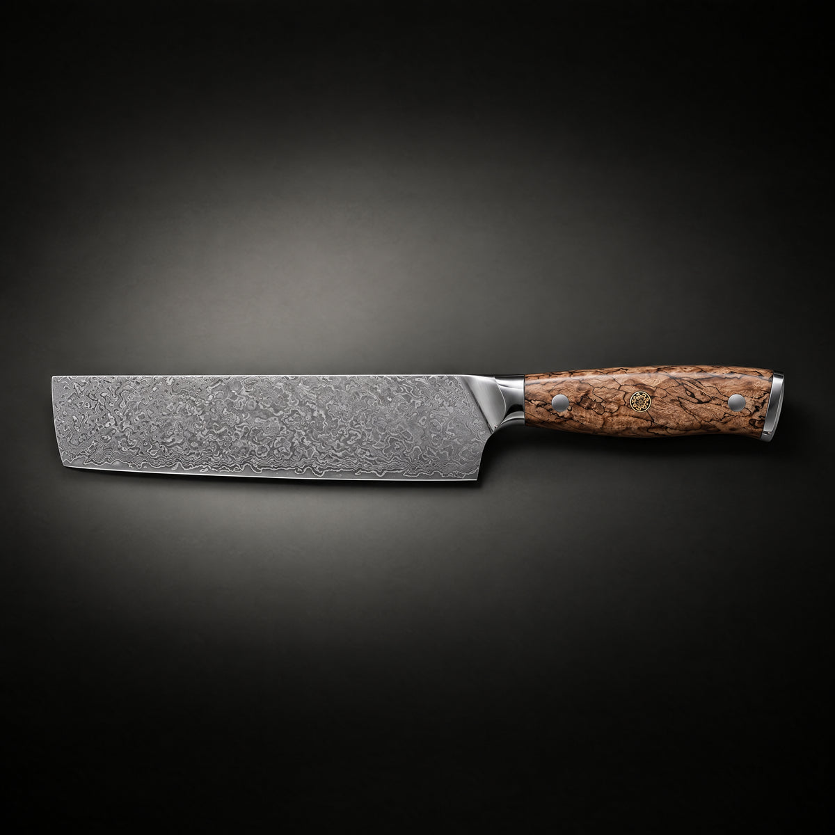 Hayate Nakiri Knife, full side profile
