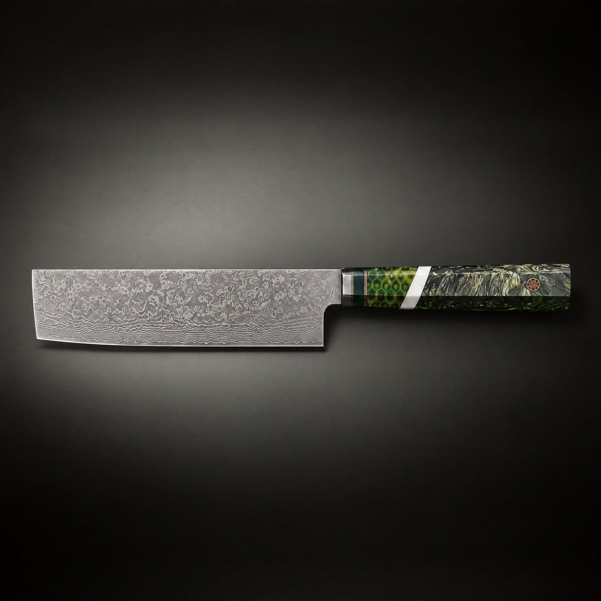Ibuki Nakiri Knife, full side profile